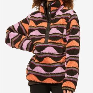 Billabong Adventure Switchback Mock Fleece Pullover Size S